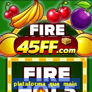 plataforma que mais paga no fortune tiger